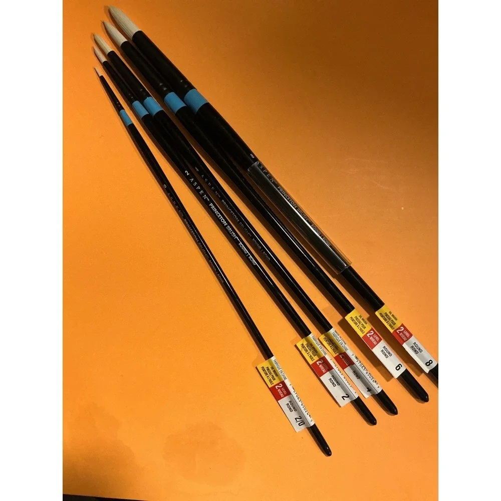 Princeton Aspen Oil Paint Brushes Sets Assorted Sizes Round